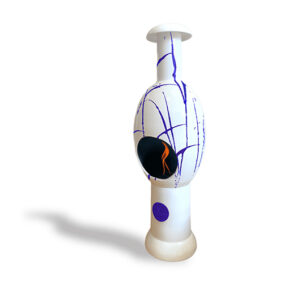 Eco Fireplaces mod. EGG |  SKIZZO BLUE EDITION
